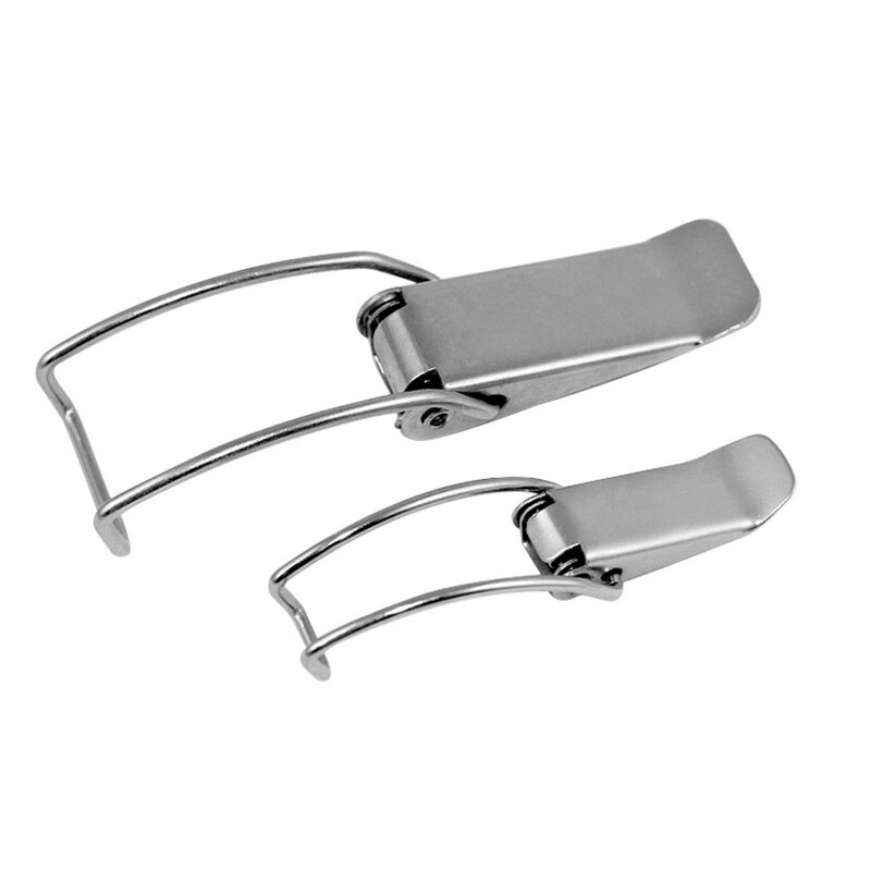 Spring Loaded Toggle Latch Hasp Rustproof Stainless Steel Box Cabinet Lock