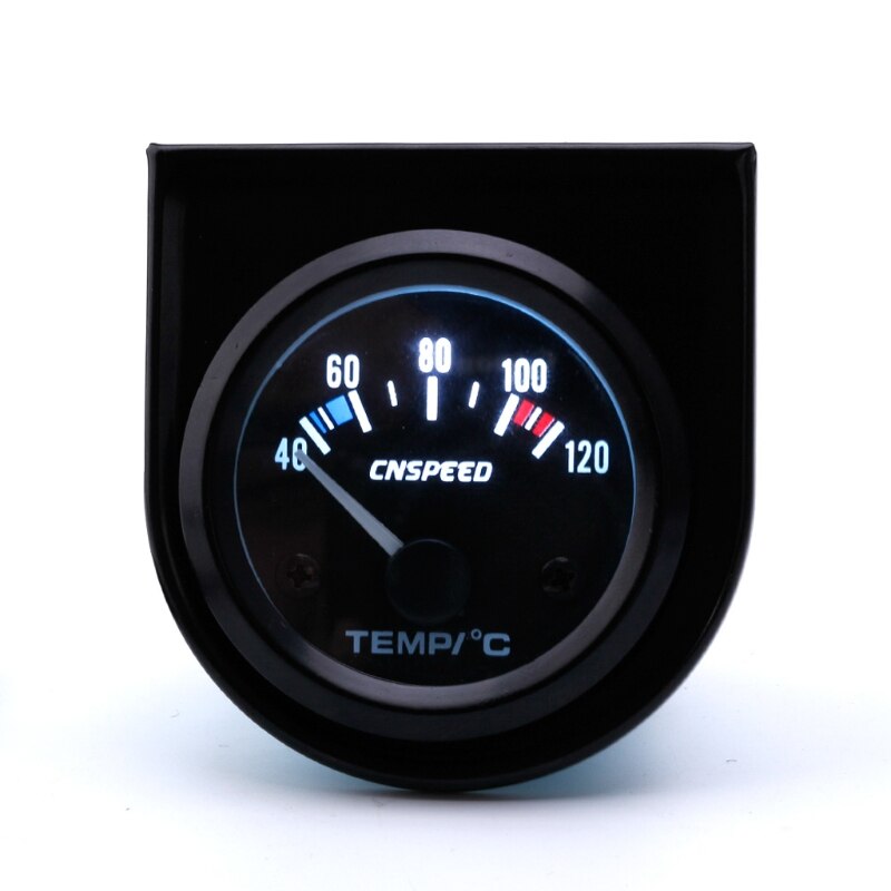 Kit de medidor de temperatura de agua para coche, 2 &quot;, 52mm, negro, LED Digital Automático, 40-120 ℃, E7CA