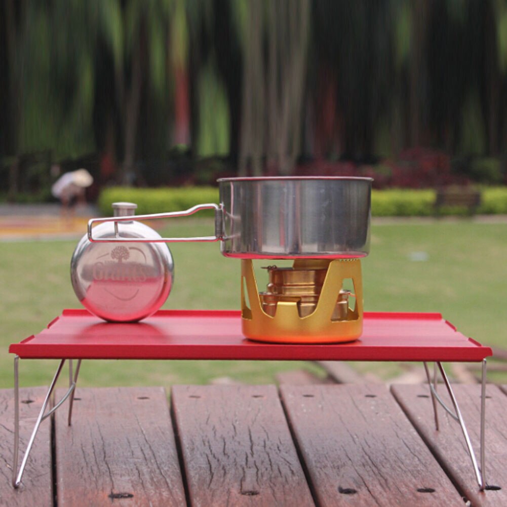 Mini Foldable Aluminium Alloy Table Desk Outdoor Garden Camping Hiking Picnic Tea Table Durable lightweight Desk