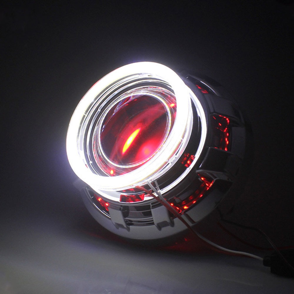 2Pcs Car Angel Eyes Led Car Halo Ring Lights DC 12V 3W Led Angel Eyes Headlight for Car Auto Moto Moped Scooter Motorcycle