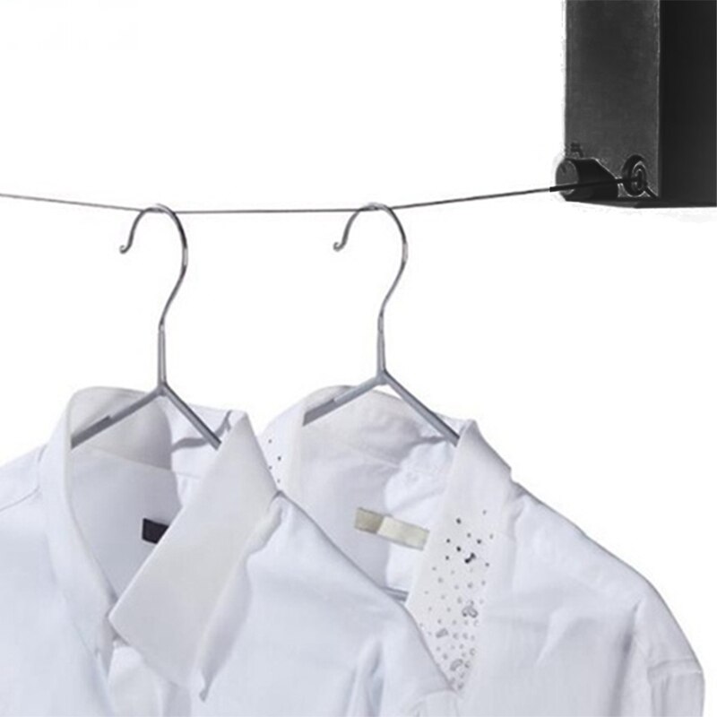 Telescopic Clothesline Dryer Indoor Outdoor Drying Rack ABS Plastic Clothesline Rack Washer Dryer Telescopic