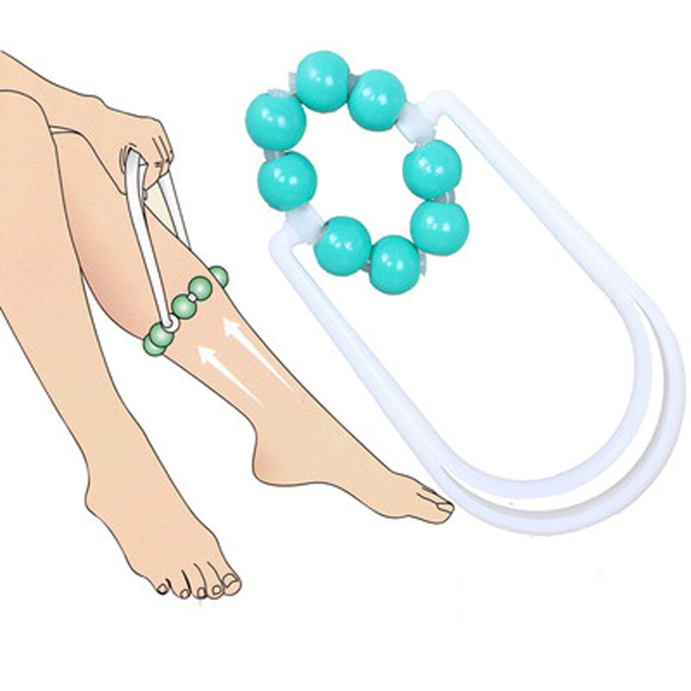 Roller wyszczuplający masażer do ciała stóp łydki magia zgrabne nogi relaks dla kobiet narzędzie masaż ciała masażer do nóg: leg massager