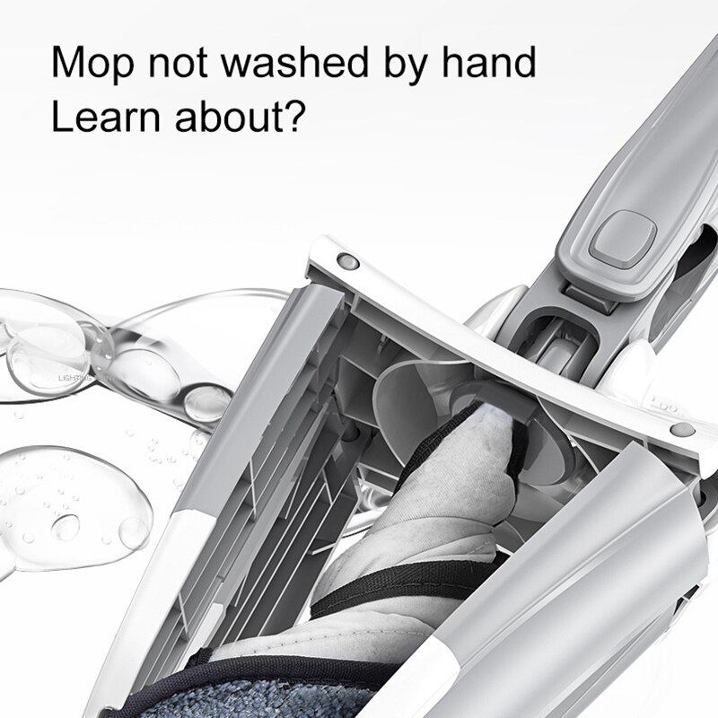 Balai serpillière plat de type X, outil de nettoyage ménager sans les mains, serpillière paresseuse, serpillière à 360 degrés