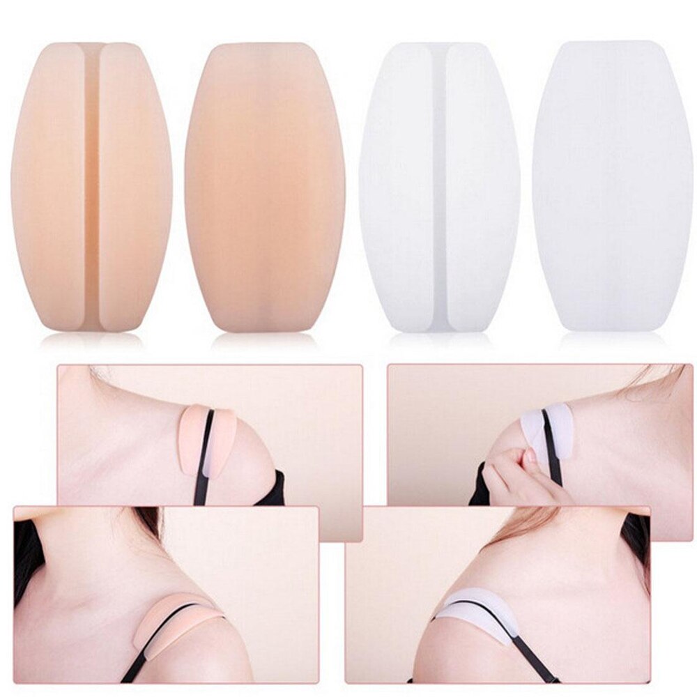 2 Stuks Silicone Bra Strap Kussens Antislip Comfort Schoudervullingen Protectors Ondergoed Pads Kussens Diy Kledingstuk Accessoires