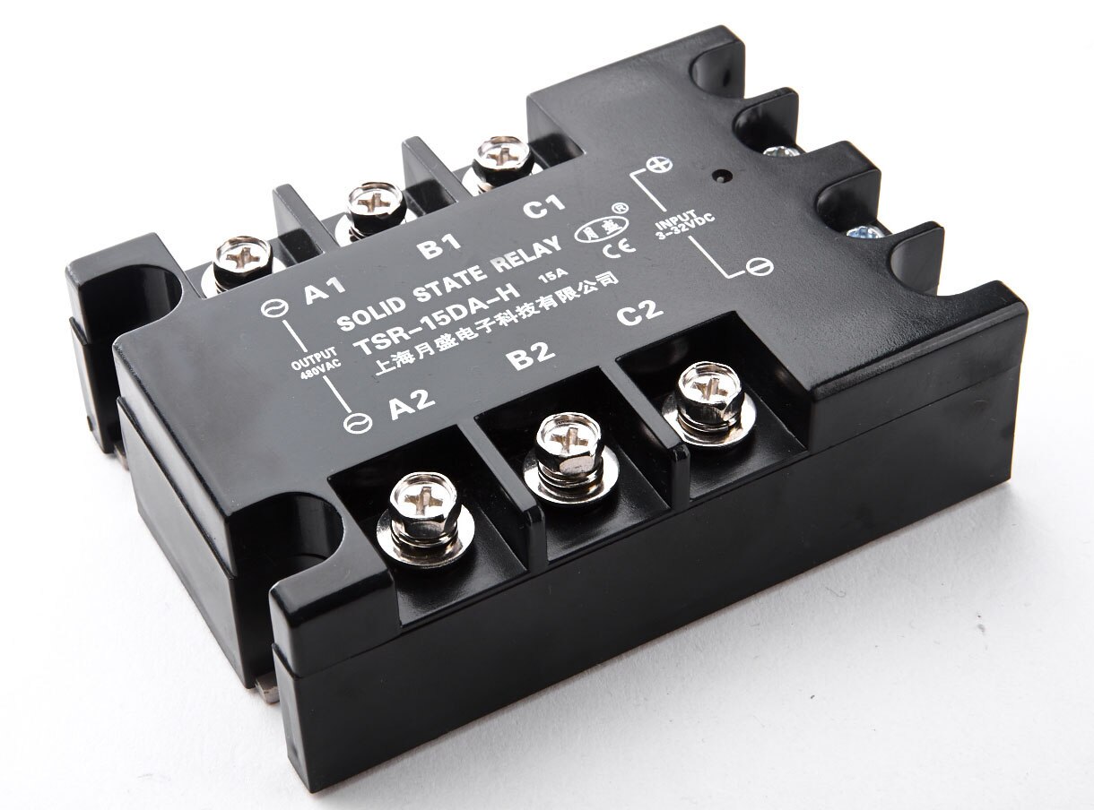DC Controlled AC Three-phase Solid State Relay TSR-15DA-H(15A)10A/25A/40A (Module only)