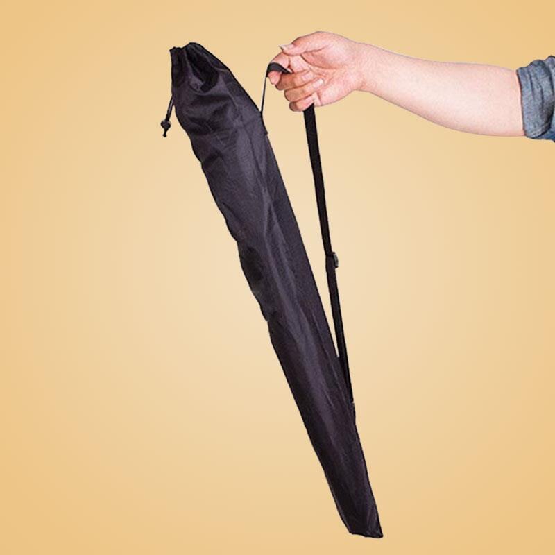 Bergstokken stokken tas opbergtas trekkingstokken tas klimstok voor grepen zwart stevige draagtas wandelen reizen