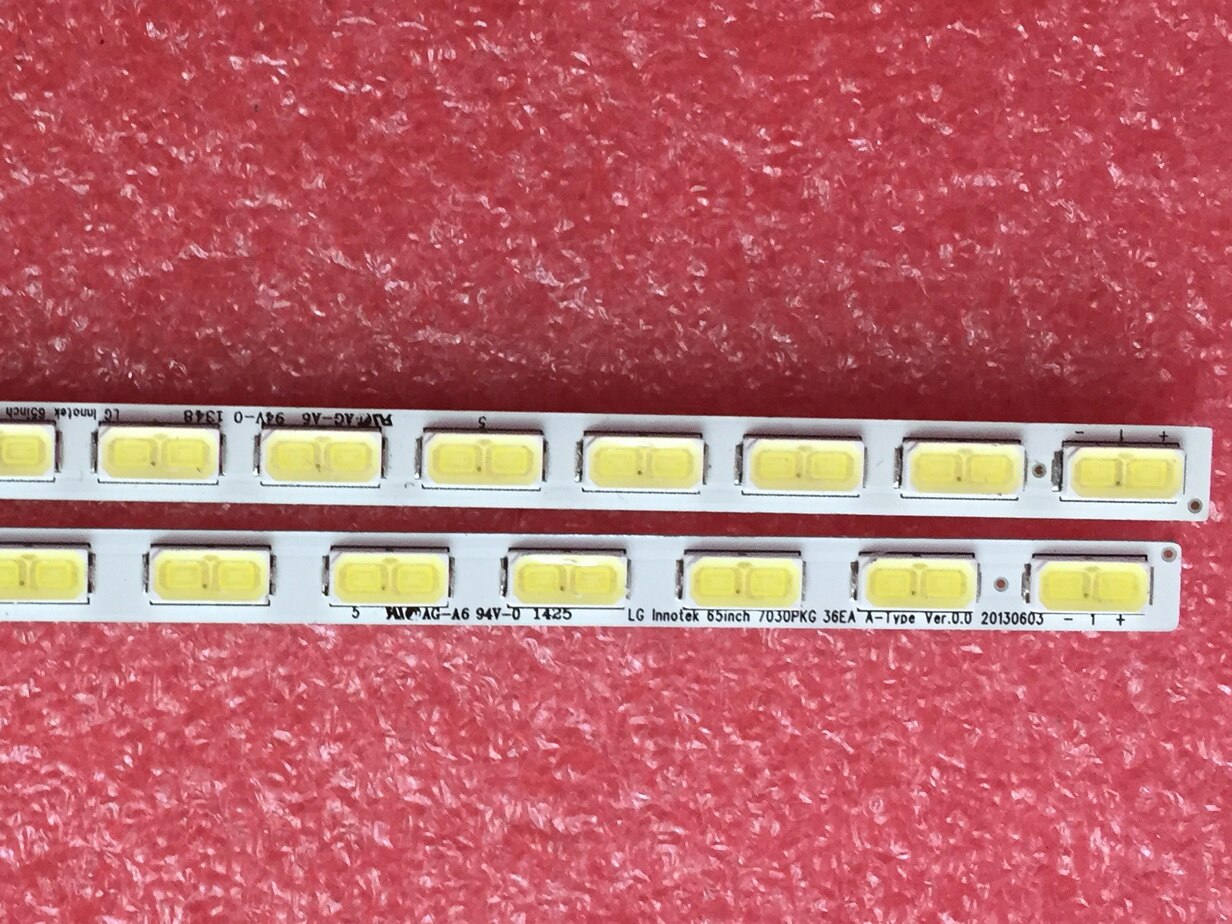 2Pieces/lot for Changhong LED65C10TS LCD backlit light bar 7030PKG 36EA screen 65T07-S07 1PCS=36LED 357MM