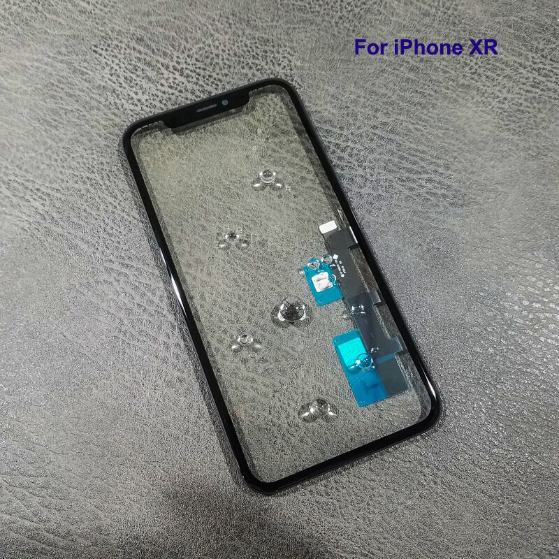 Touch Screen Digitizer With Touch Panel Frame Flex Cable for iPhone XR 11 LCD Screen External Outer Glass Replacement