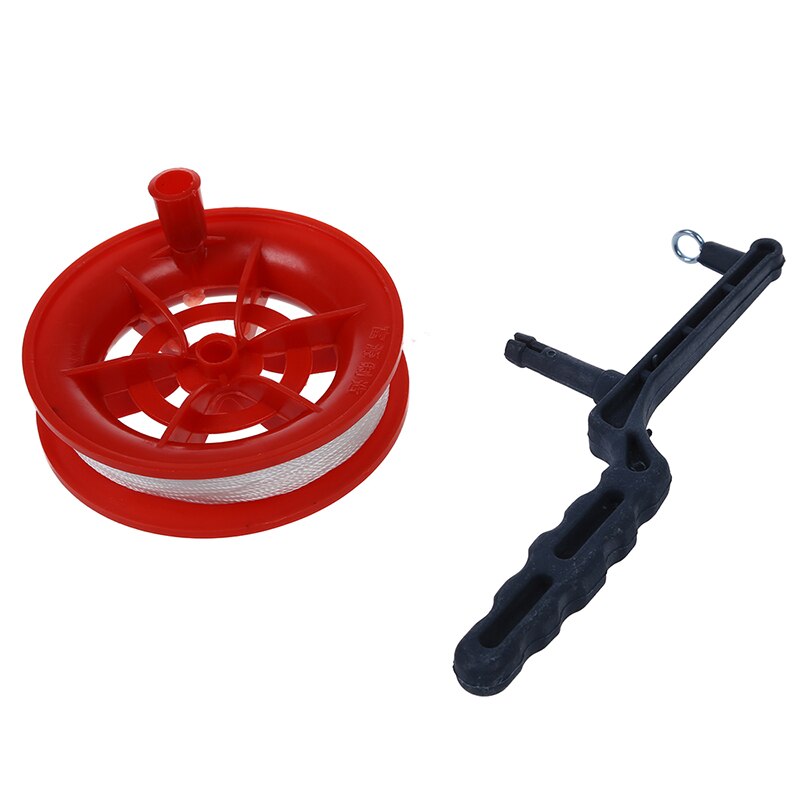 100M Twisted String Lijn Rode Wiel Kite Reel Winder