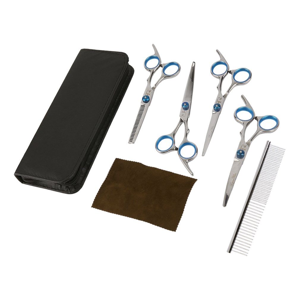 Picture of Animals Pet Grooming Scissors Set Haircut Tools Ki... - Grandado