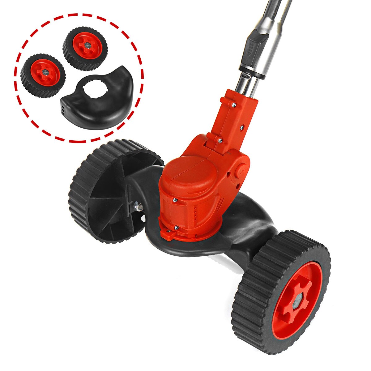 Lawn Mower Wheel Bilateral wheel For Electric Grass Trimmer Auxiliary Tool Lawn Mower Wheels Power Tools Accessories