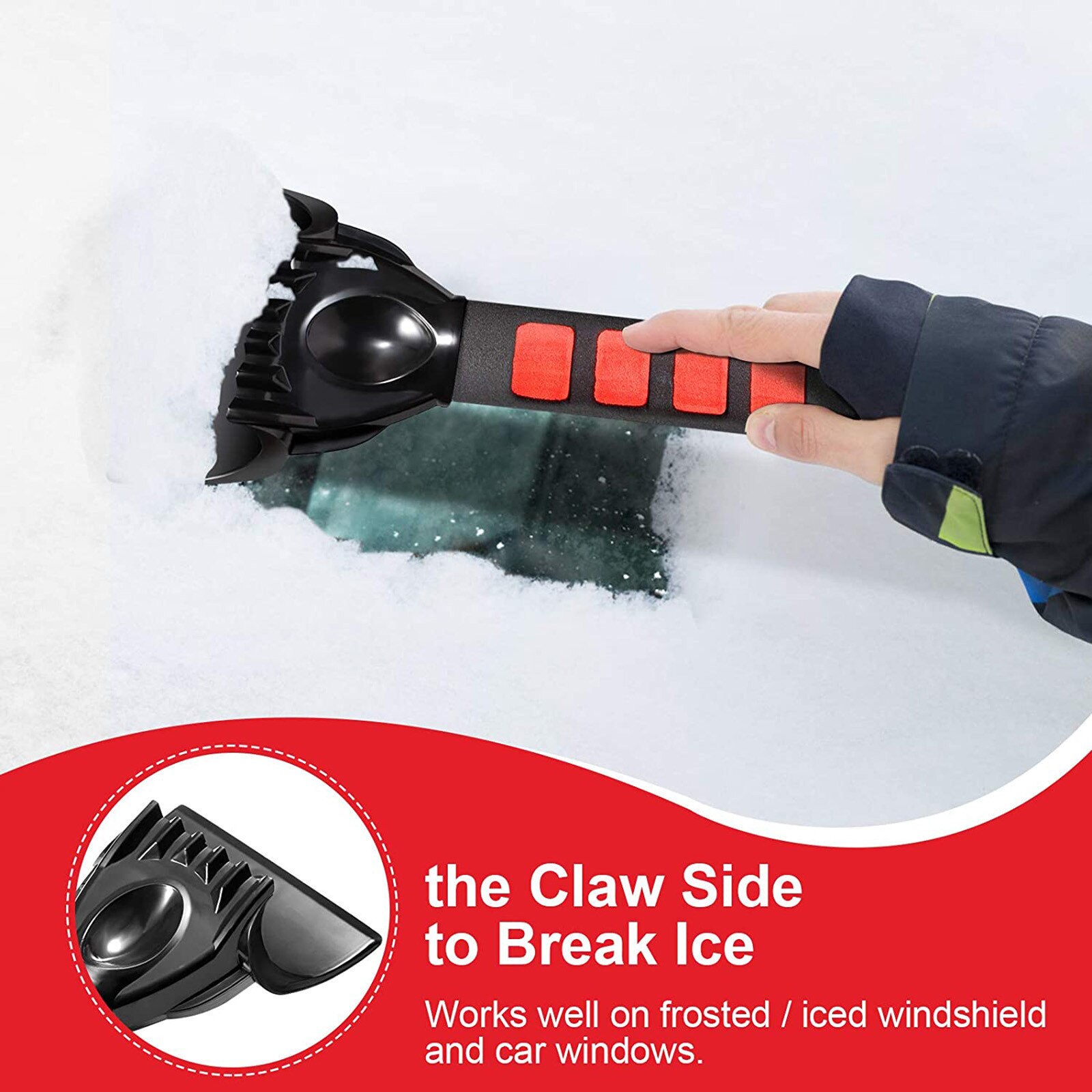 Pelle pare-brise glace neige grattoir dégivreur nettoyage dégivrage outil gpare-brise déneigement grattoir glace pelle Auto voiture outils