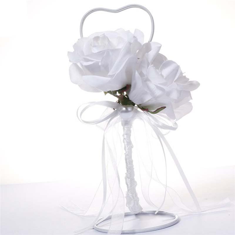 Bonito portaetiquetas de imitación de flores, muestra de tarjeta de identificación, Clip de exhibición de etiquetas, soporte de señal de escritorio, estante para de boda