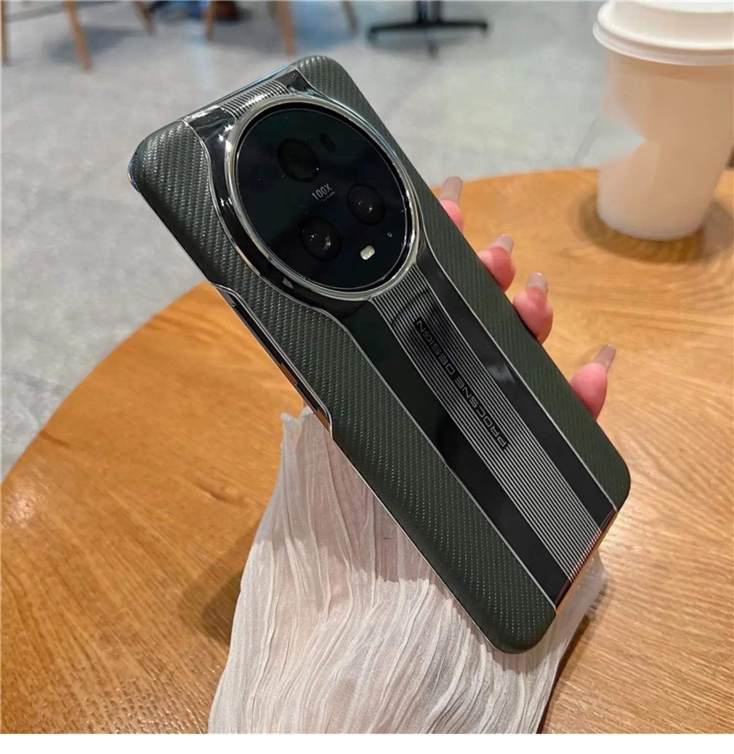 Para Funda Huawei Honor Magic 6 Pro Magic 6 5 3 4 7 pro Funda de teléfono Funda de cuero con textura de fibra de lujo a prueba de golpes