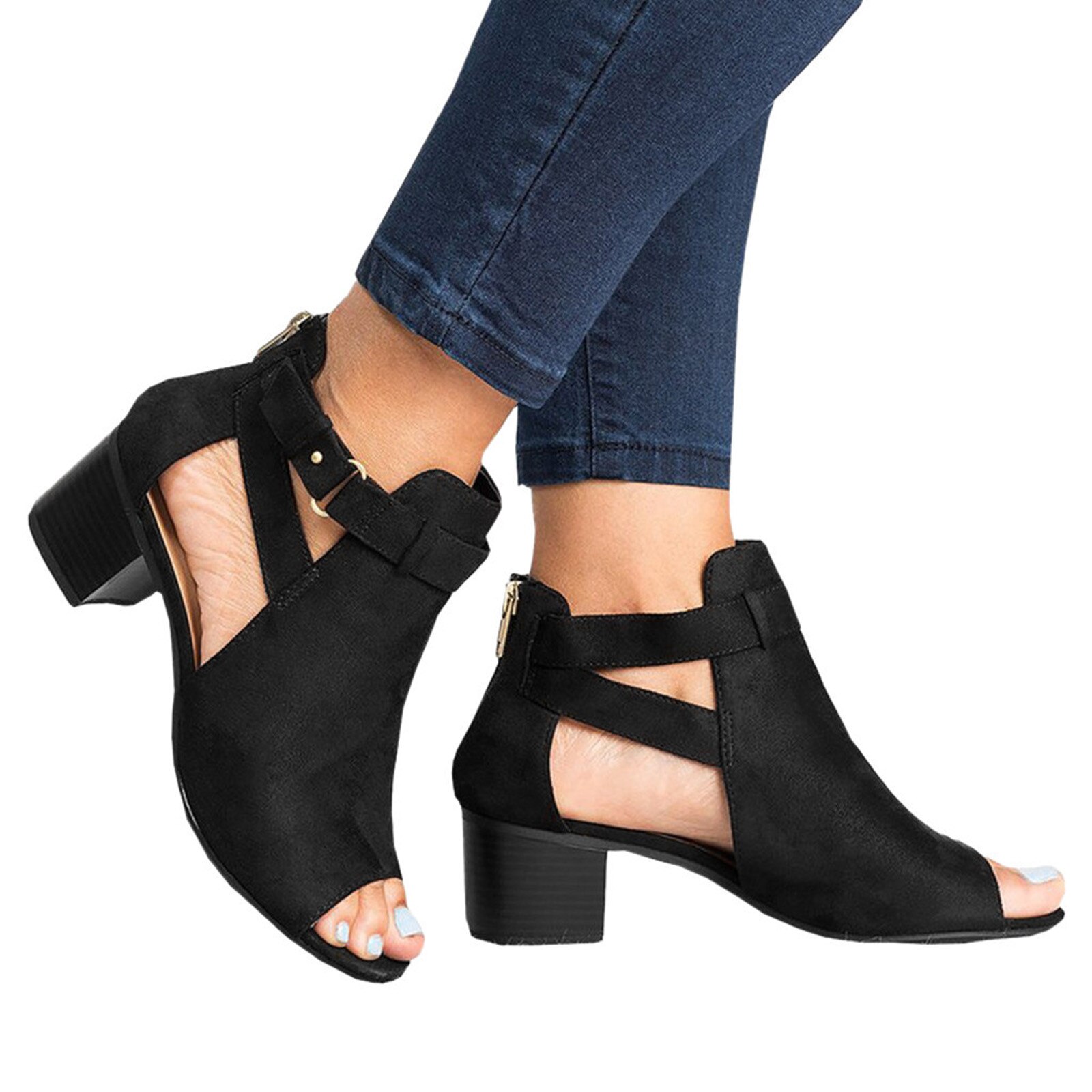 SAGACE Top Printemps été Poisson Bouche Évider Chaussures À Semelles Compensées Pour Femmes Sandales À Talons Hauts Dames Sandales