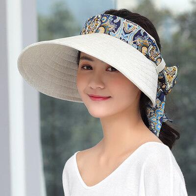 Ozyc naisten kesähatut naisille chapeu feminino visiirit lippis aurinko kokoontaitettava anti-uv hattu rantahatut naisille: 5