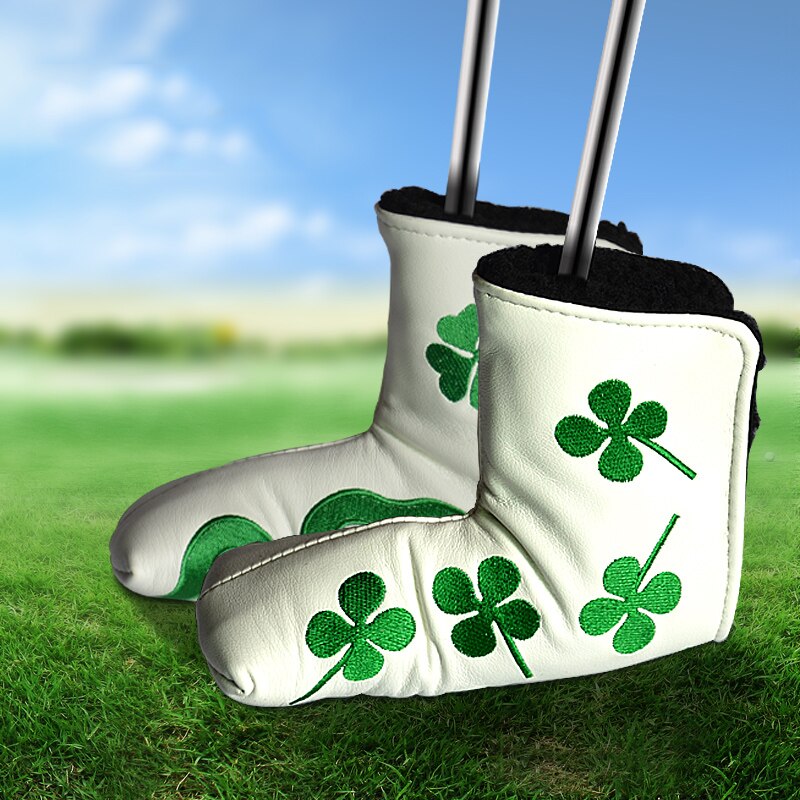 1PCS Shamrock Clover Headcover Golf Putter Kopf Abdeckung Klinge Shamrock Club Köpfe Clover Headcover Club-, Der Produkte