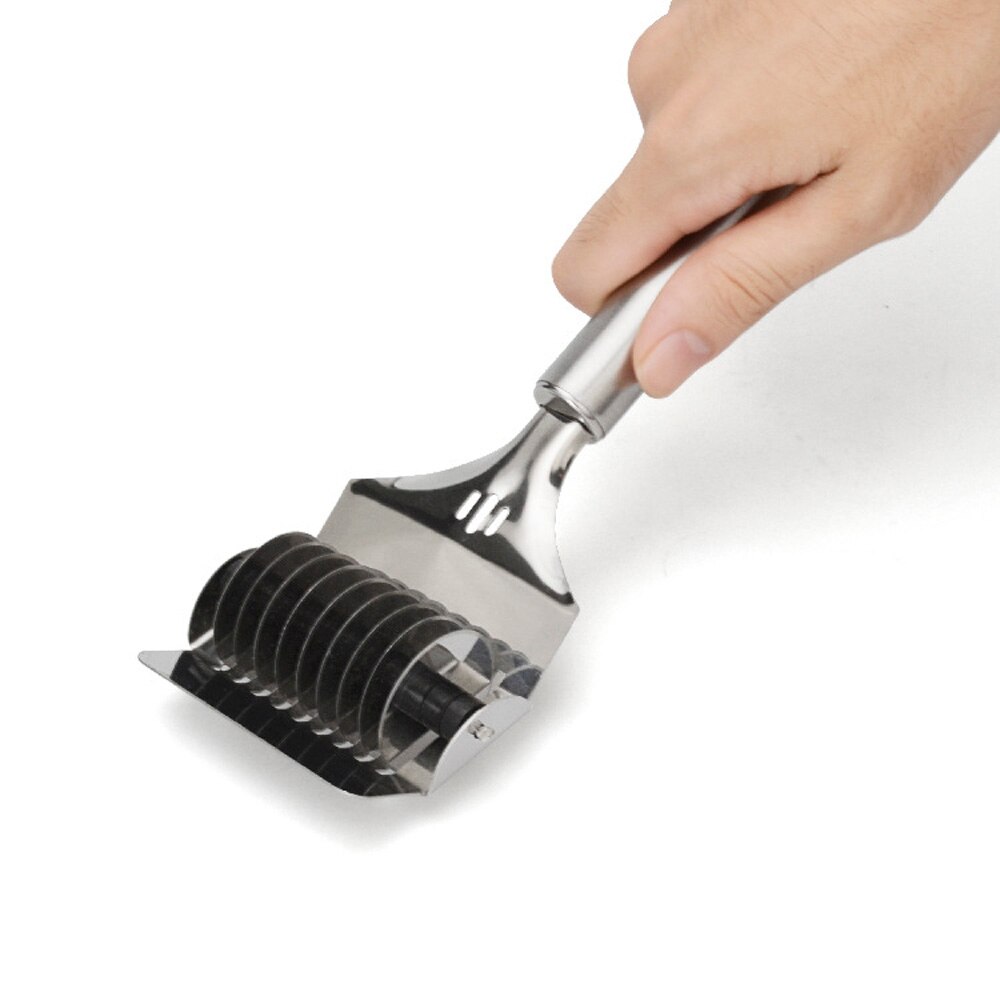 Stainless Steel Noodle Lattice Roller Docker Dough Cutter Pasta Spaghetti Maker for Kitchen Cooking Tools