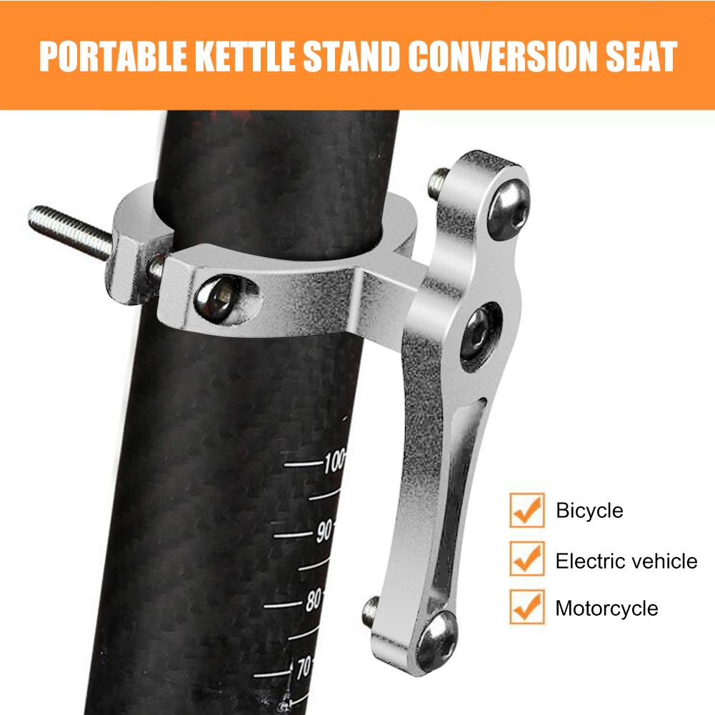 MTB Road Bicycle Bottle Water Clamp Bicycle Bottle Holder Aluminum Alloy Kettle Rack Bolt Cage Adapter Cycling Accessories