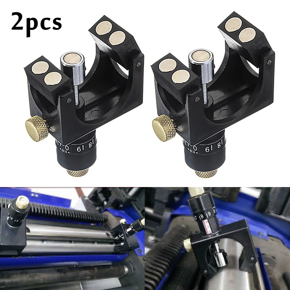 2Pcs Magnetic Wood Planer/Jointer Knife Setting Jig Adjustment Planer Blade Setting Jig Gauge Carpentry Woodworking Tools