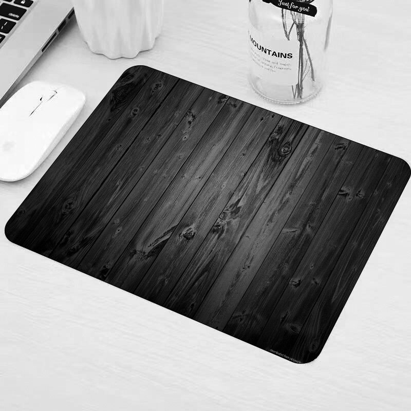 MRGBEST-almohadillas estampadas de madera para jugadores, alfombrilla de ratón Gaming XL, antideslizantes, Accesorios para ordenador de escritorio