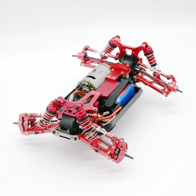 Wltoys 144001 124016 124017 124019 124018 RC op afstand bestuurbare auto 4MD Universele metalen upgrade-accessoires voor algemeen gebruik Kwetsbare set