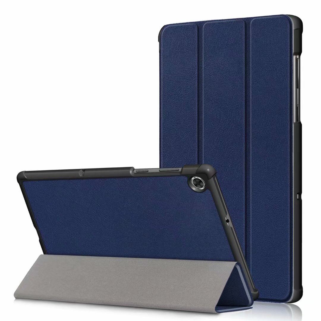 PU Leather Tablet Case for Lenovo Tab M10 Plus 10.3" TB-x606f/x & M10 10.1" TB-X605L/F - Stand Shell: Blue / Tab M10 plus 10.3