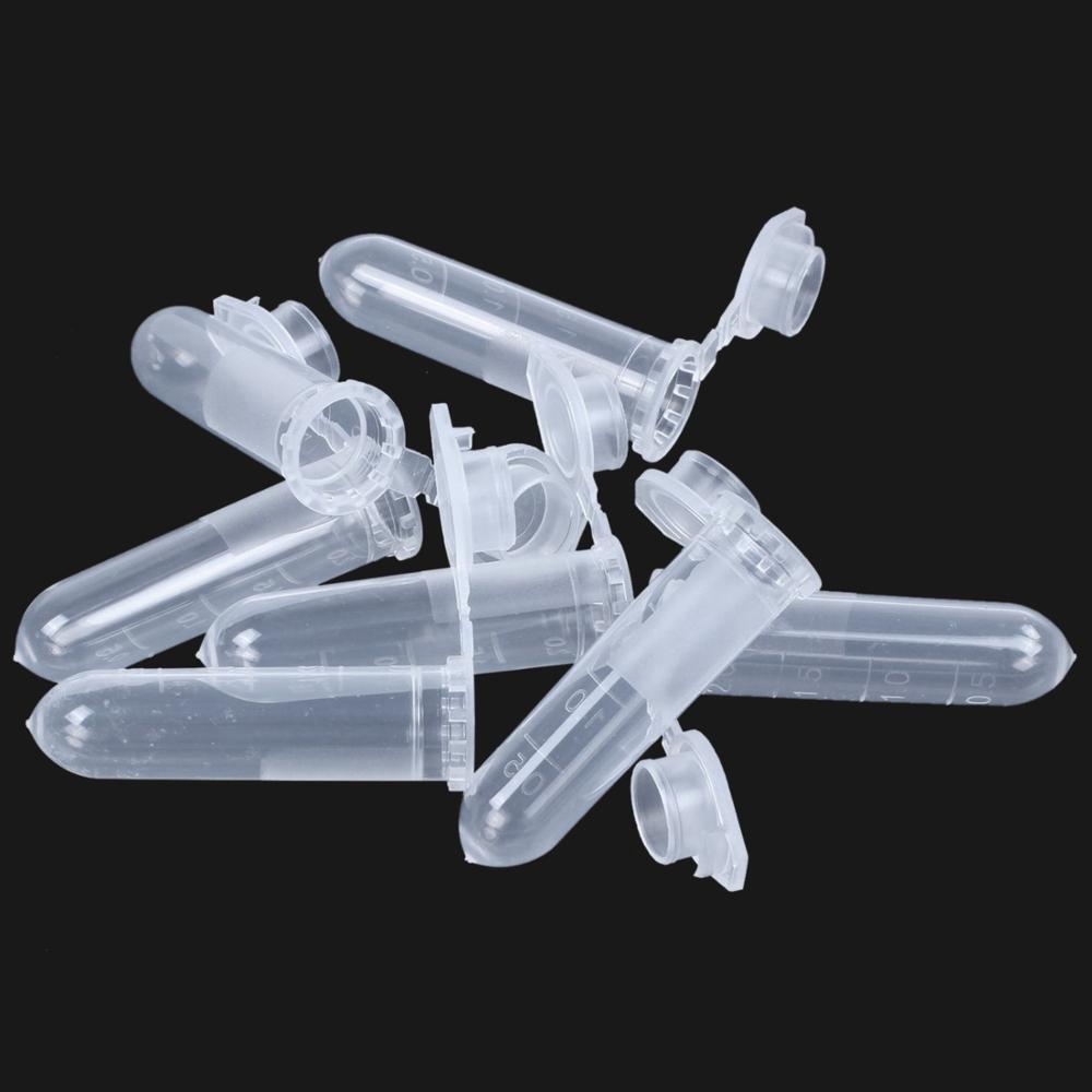500 Pcs 2ml Plastic Centrifuge Tubes For School Or Factory Lab Supplies