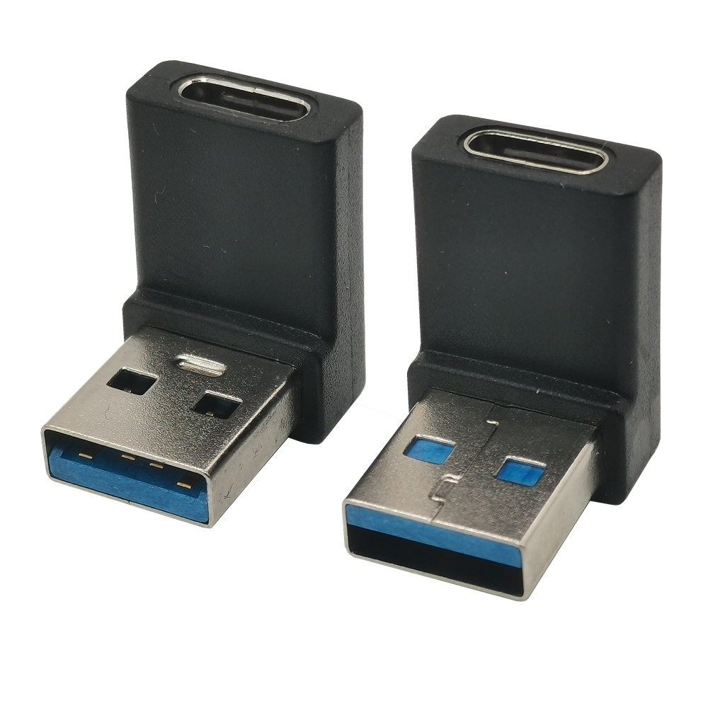 JSAUX Paquete De 2 Adaptadores USB-C A USB-C De 180, ángulo De 180