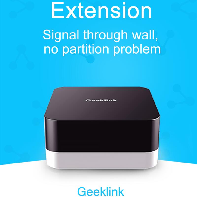 Geeklink GR-1 Extension Intelligent Controller Smart Home Automation Wireless Switch WiFi+RF+IR Remote Control Via IOS Android
