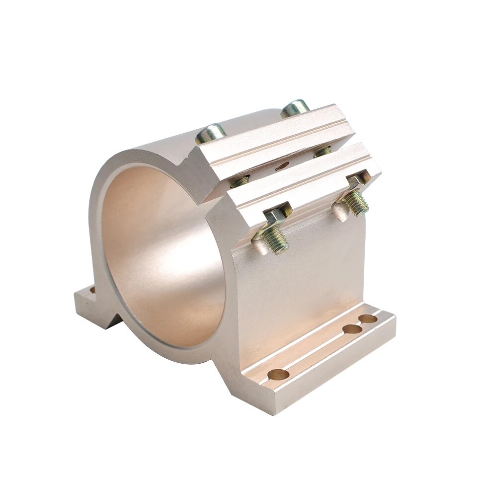 CNC spindle fixture 80MM mounting bracket CNC spindle motor fixture 0.8KW 1.5KW milling cutter engraving machine