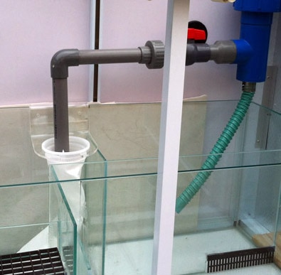 Soporte para calcetines y filtro de Acuario, Burbuja Magus, rejilla para filtro de pecera, bolsas de calcetines, cesta de plástico transparente de 4 pulgadas y 7 pulgadas