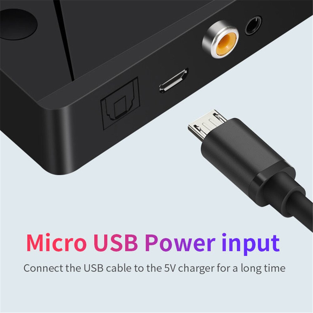 Bluetooth 5.0 Audio Transmitter USB Dongle 3.5mm RCA AUX Coaxial Optical SPDIF Stereo Music Wireless Adapter For TV PC Speaker
