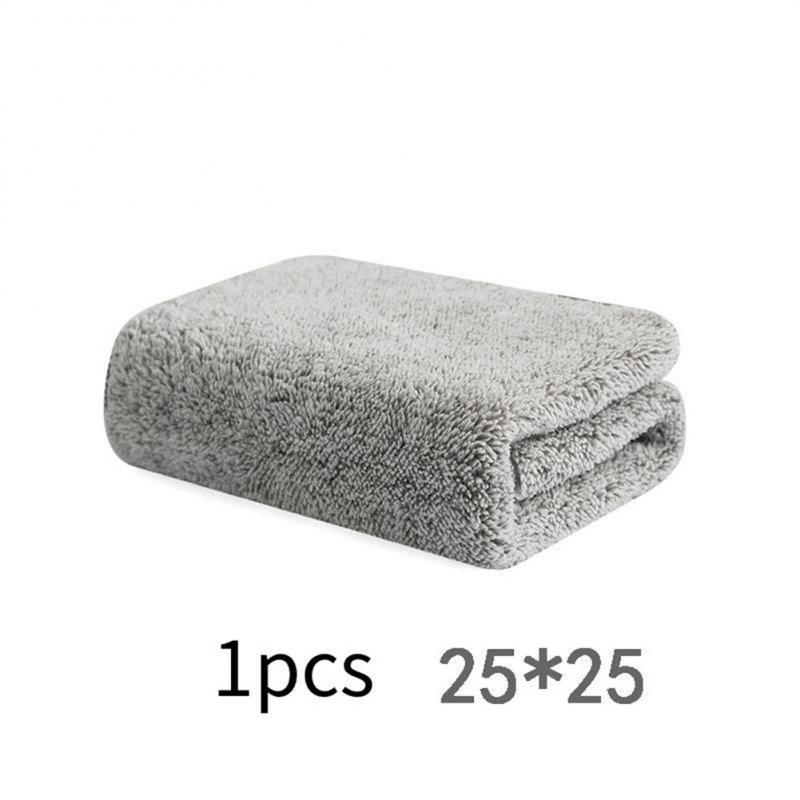 Carvão de bambu engrossado super absorvente pano de prato cozinha anti-graxa pano de limpeza de microfibra panos de limpeza acessórios ferramentas: 1pc 25x25cm