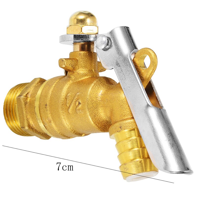 Yellow 4 Points Brass Tap With Lock Faucets Single... – Vicedeal