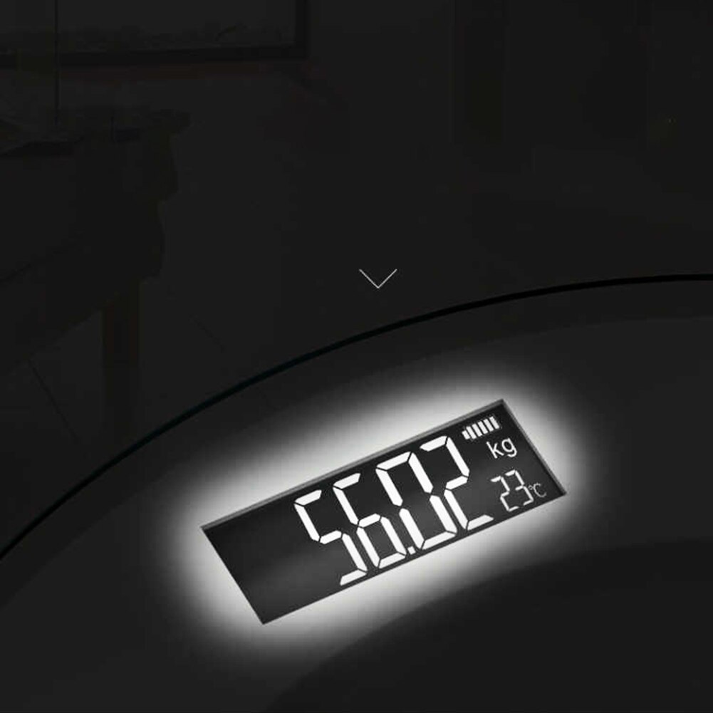 Clear 180kg Tempered Glass LCD Display Digital Electronic Bathroom Weight Scale Floor Body Index Electronic Weighing Scales