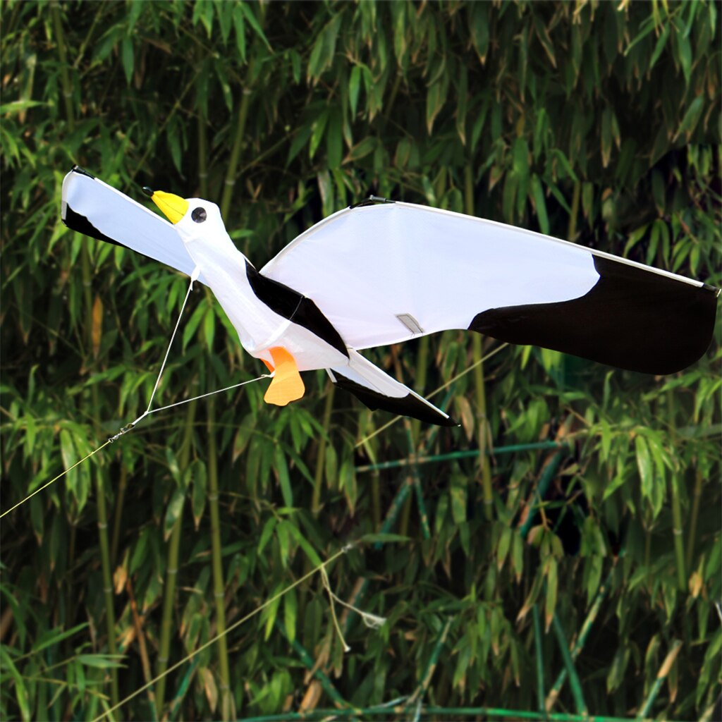 3D Seagull Kite Met Vliegende Gereedschap Voor Kids Volwassenen Voor Park Sport Speelgoed Strand