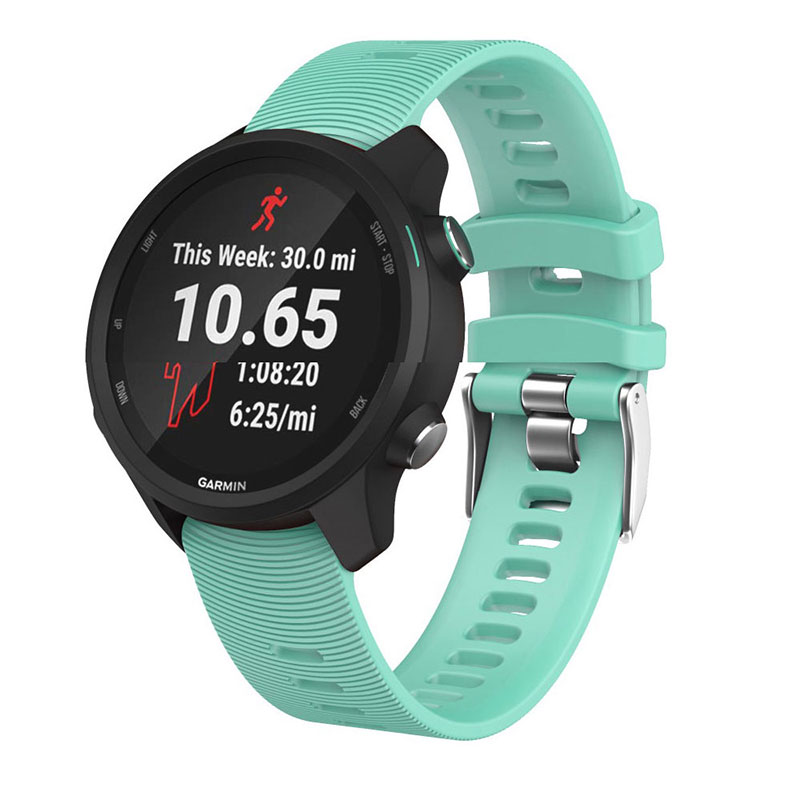 20mm silikonowy pasek do zegarków Watchband dla Garmin Vivoactive 3 HR Forerunner 245 645 inteligentny pasek na rękę bransoletka Huawei zegarek 2: 20MM universal / waterduck