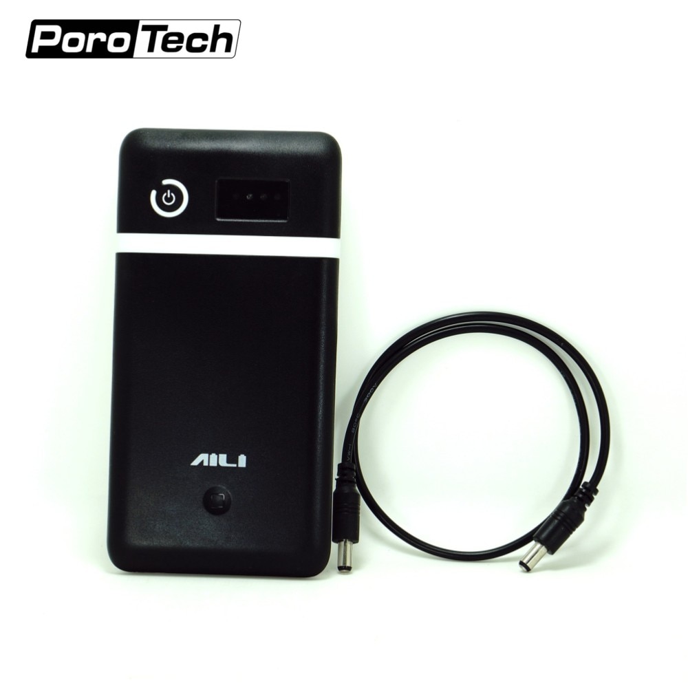 3.6V 5V 6V 9V 12V Adjustable Mobile Power Bank with DC Line for CCTV Camera 18650 Battery Charger Case Box for Cell Phone Tablet