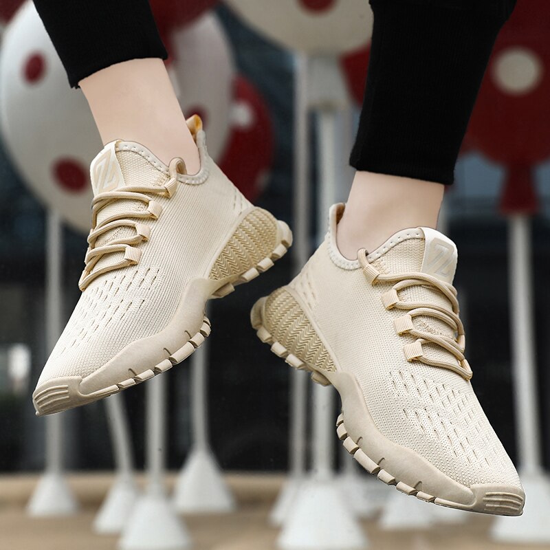 Men's Mesh Breathable Golf Shoes Summer Breathable Golf Sports Shoes Men's Jogging Track and Field Training Shoes Size 39-44