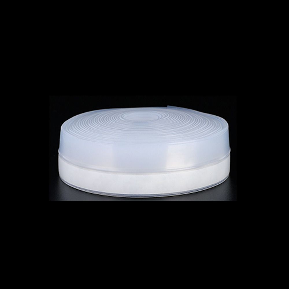 Self-adhesive Door Window Seal Rubber Warm Insect Proof Door Bottom Seal Strip Soundproof Waterproof Silicone Sealing Tape Home: Khaki / 4m