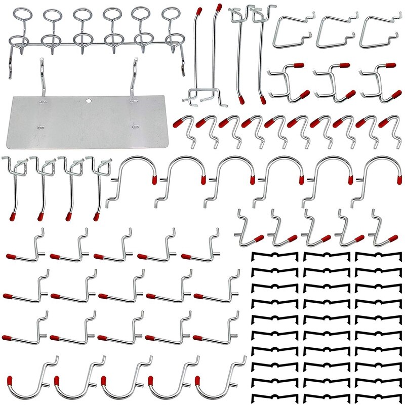 HORUSDY 150-Piece Pegboard Hooks Assortment, Pegboard Accessories With - View #7