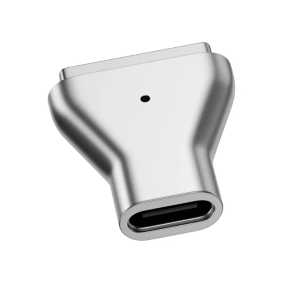 100W Aluminum USB Type C Magnetic PD Adapter for Magsafe 1 2 MacBook Air Pro Led Indicator Fast Charging Magnet Plug Converter: Default Title