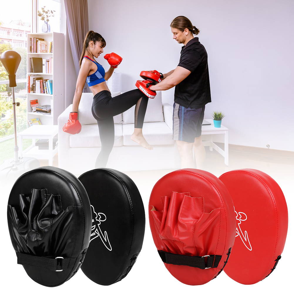 Cible de boxe résistante à l'usure, mitaines de poinçonnage à 5 doigts, coussinets de mise au point pour la boxe MMA Muay Thai, 1/2 pièces