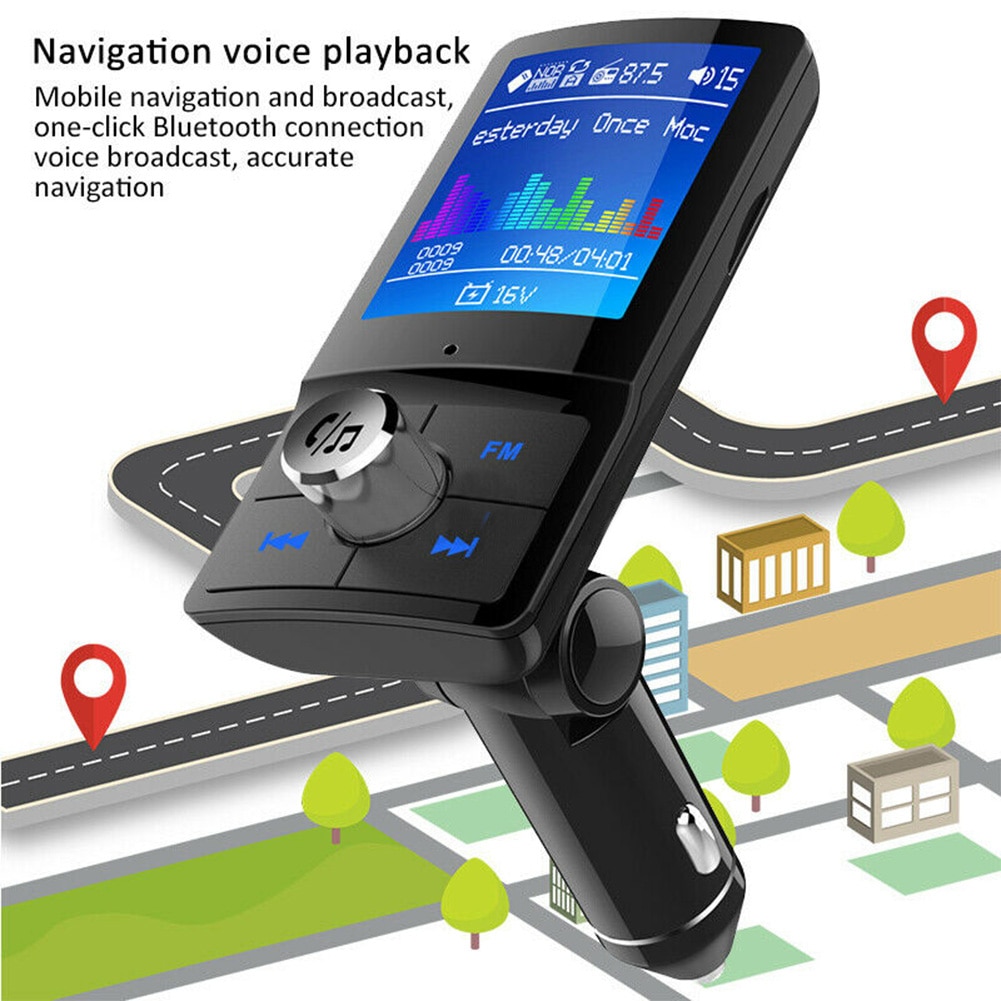 Kit Fm-zender Bluetooth Fm-zender Speler Handen Radio Adapter