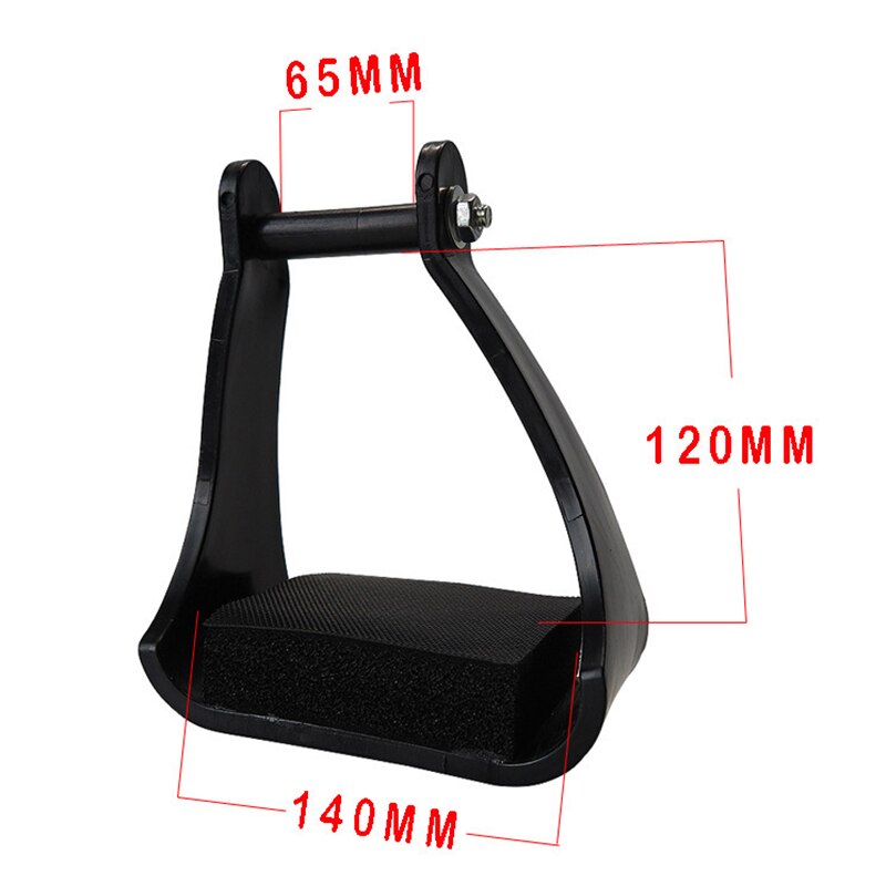 1 Pair Horse Riding Stirrups Tread Saddle-Mounted Safety Tapered Equipment Saddle Horse Stirrup Equestrian Supplies