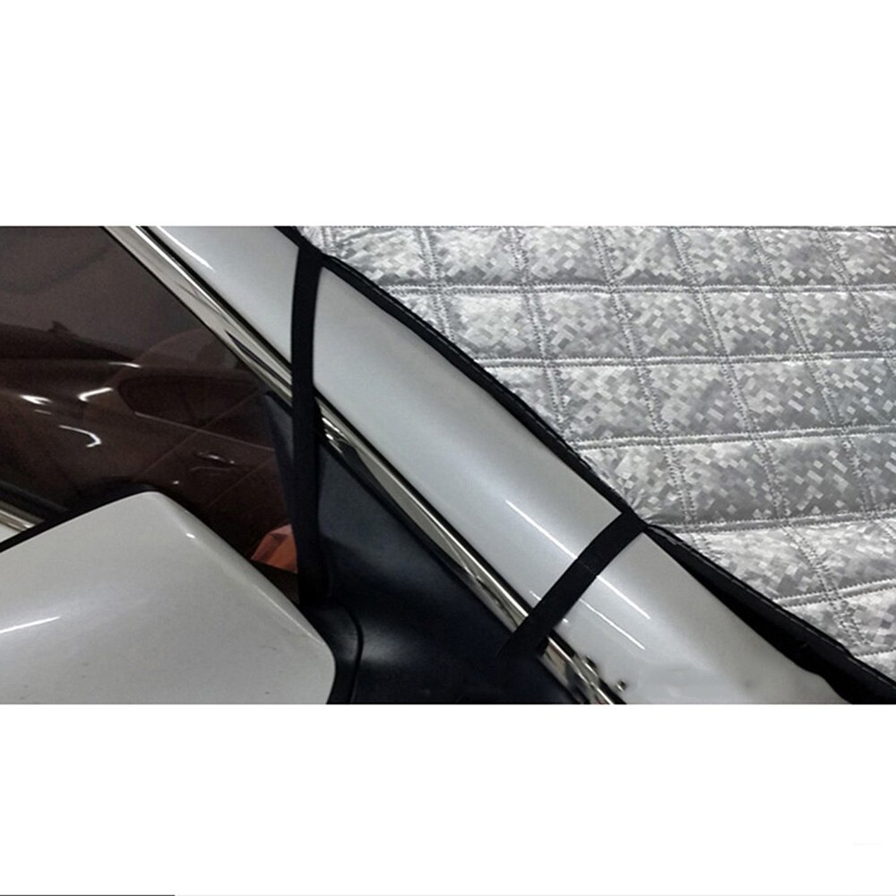 Folie Sneeuw Vorst Dunne Suv Auto Zonnescherm Voorruit Zonnekap Winter Front Auto Levert Aluminium