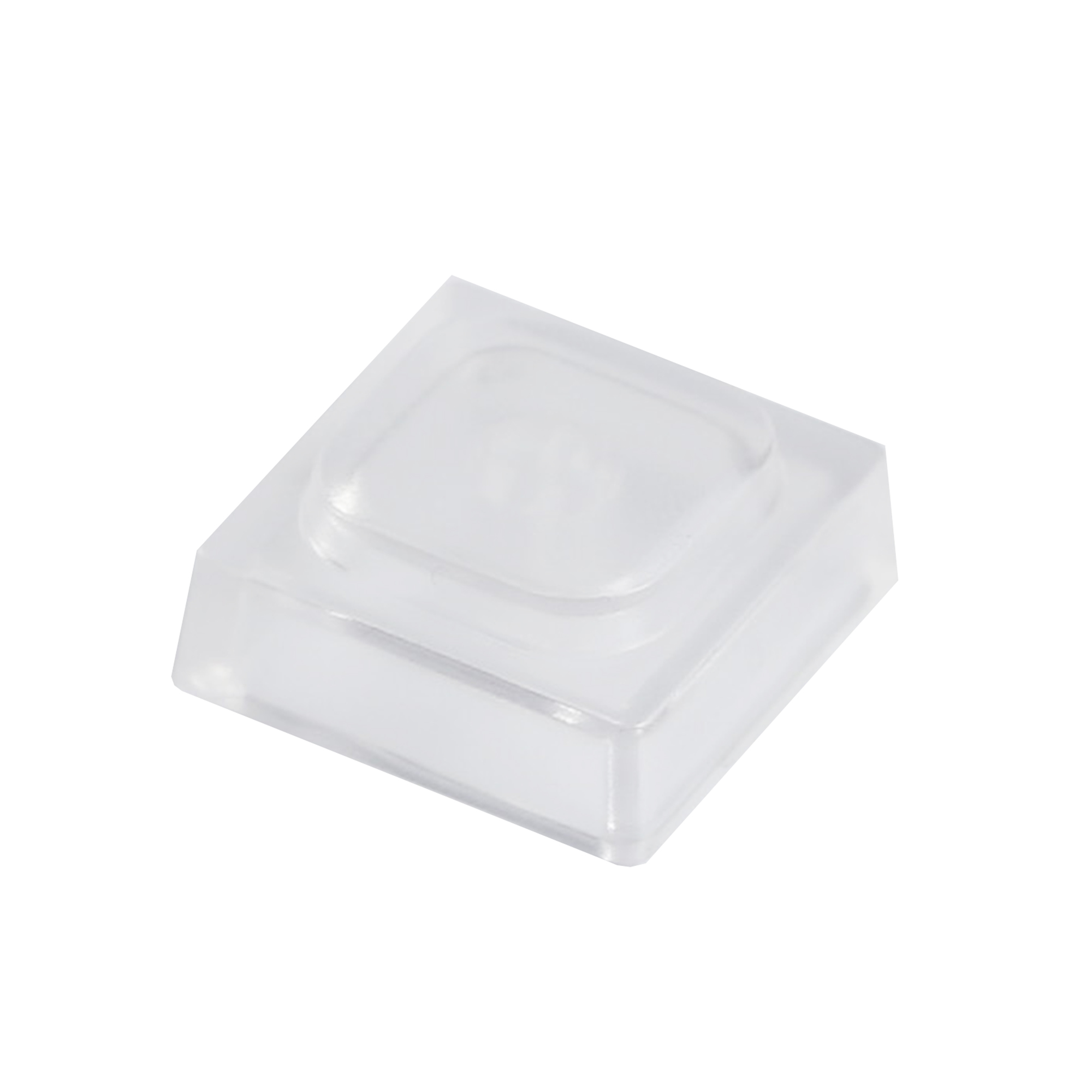 16pcs Blocks Bricks Low Profile Keycaps PBT Transparent Frosted Keycap for MX Mechanical Keyboard: Pink