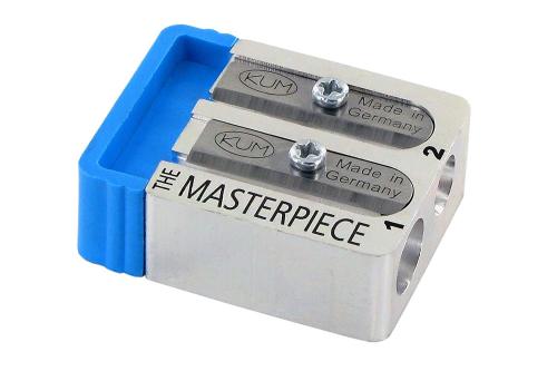 Kum-Sacapuntas de magnesio segmentado The Masterpiece, 1 unidad, , 2 hojas de repuesto, suministros escolares: Default Title