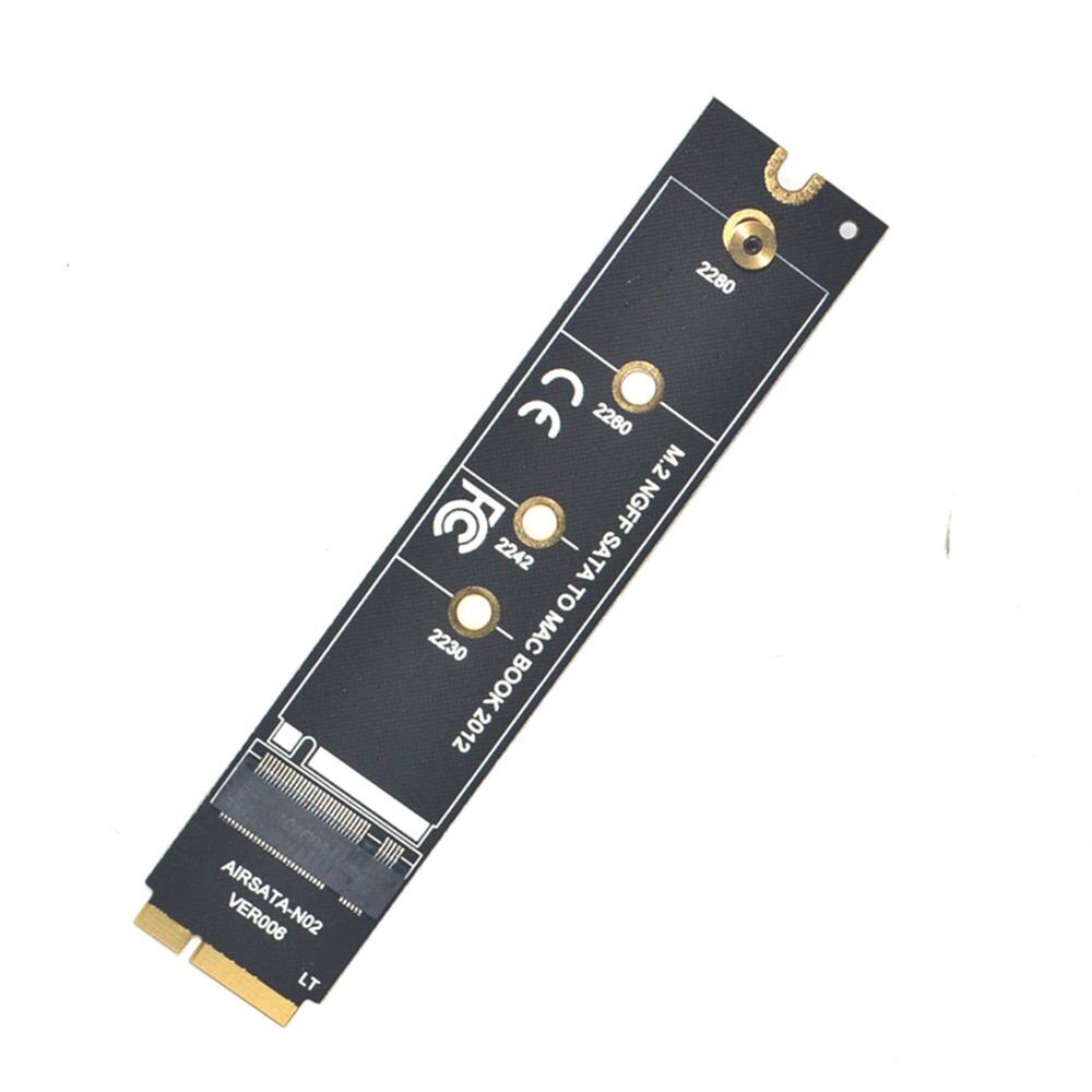 XT-XINTE M2 Ssd Adapter Connector M.2 Sata Ssd Converter Adapter Riser Card Voor Macbook Air A1465 A1466: Only Adapter Card
